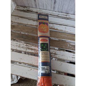 Glow in the dark pumpkin flag decorative new creat